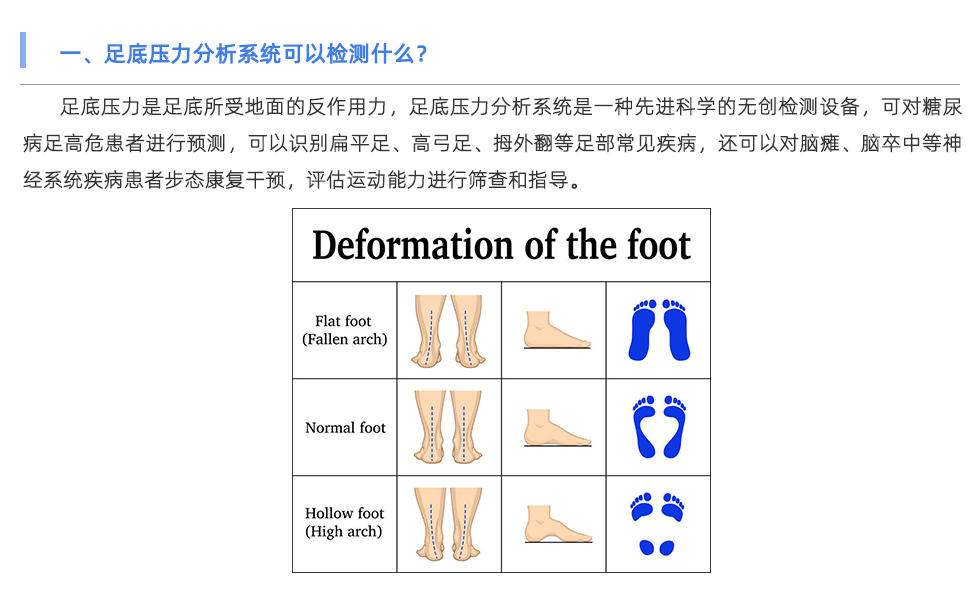 足底壓力分析系統