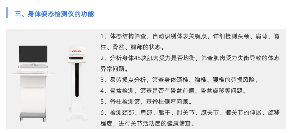 身體姿態檢測儀