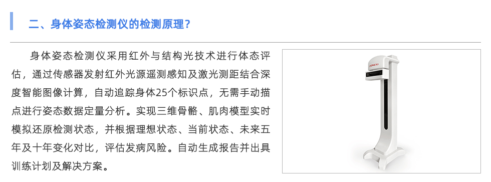 身體姿態檢測儀