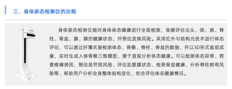 身體姿態檢測儀